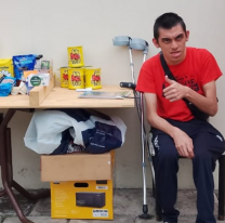 Santy tiene hidrocefalia, no conseguía trabajo y decidió emprender