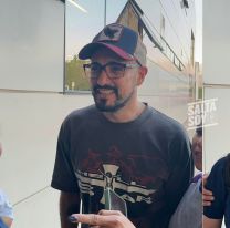 El gran gesto de Abel Pintos en su llegada al aeropuerto de Salta