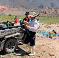 Defensa Civil realiza relevamientos en la zona afectada por el temporal en Campo Quijano
