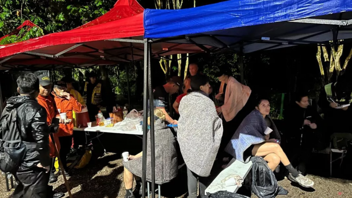 Desplegaron un megaoperativo para rescatar a trekkinistas en San Lorenzo