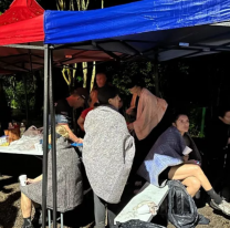 Desplegaron un megaoperativo para rescatar a trekkinistas en San Lorenzo