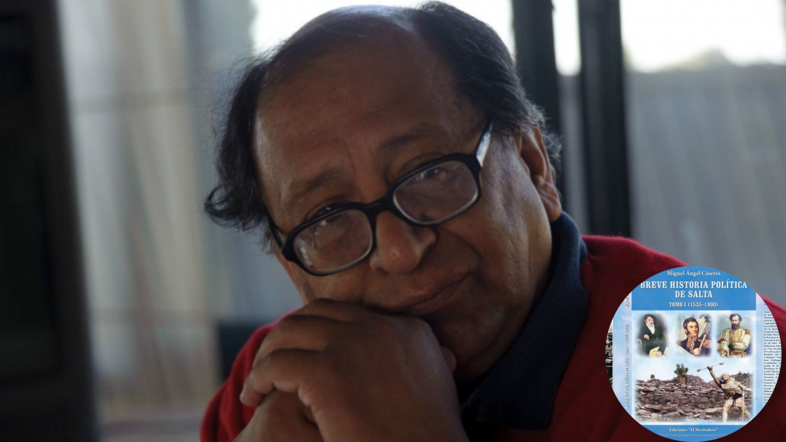 El Profe Cáseres presenta su nuevo libro: "Breve historia política de Salta"