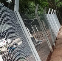 Colocaron 206 metros de malla metálica en la frontera con Bolivia