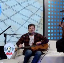 Nahuel Pennisi cumplió un sueño: cantó por primera vez junto a Kike Teruel y el Chaqueño Palavecino