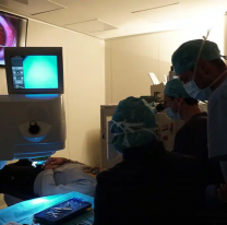 Por primera vez se realiza una ablación de córneas en el Hospital de Orán