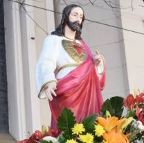 Este sábado se realizará la procesión en honor al Sagrado Corazón de Jesús