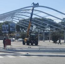 Misterio en el Portal Shopping: estructuras gigantes sorprendieron a los salteños