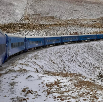 Nevada histórica: el Tren a las Nubes surcó un paisaje blanco en Salta
