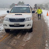 ¡Atención viajeros! la ruta 51 continúa cortada por acumulación de hielo y nieve
