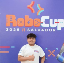 Dylan Guti&eacute;rrez representa a la Argentina en el Mundial de Rob&oacute;tica