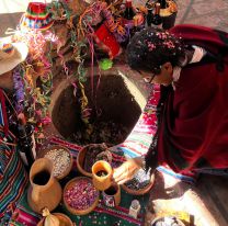 Ritual ancestral en La Güemesiana: Salta celebró a la Madre Tierra