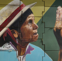 Doña Damiana: el alma de la Peregrinación de la Puna tiene su mural en Salta