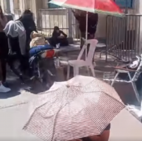 Larga fila para el segundo show de Airbag en Salta