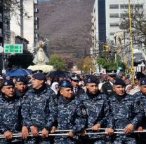 Hoy más de 5600 policías trabajarán en el operativo Procesión del Milagro 2025