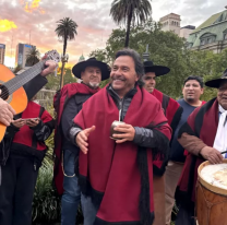 El gobernador reclamó las obras para Salta frente a Casa Rosada: "Vengo a cumplir con lo que le prometí a los salteños"