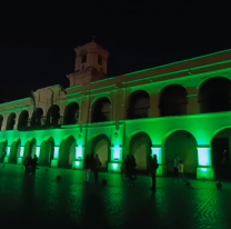 Iluminaron el Cabildo en conmemoración al Día Mundial de la Parálisis Cerebral