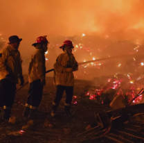 Realizan un mega operativo por incendios en una zona de San Lorenzo