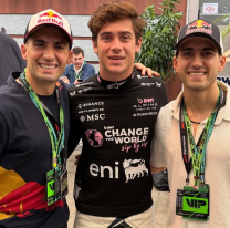 La foto del fin de semana: Colapinto y los hermanos Benavides desataron furor en el GP de San Pablo