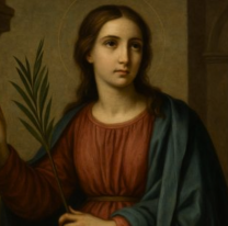 Hoy celebramos a Santa Bibiana, patrona de los epilépticos y los que sufren dolores graves