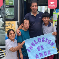 Inclusi&oacute;n es amor: el gesto del chofer que emociona a toda Salta