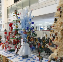 Comenzó la exposición para el concurso de arbolitos de navidad