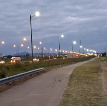 Se colocaron 64 nuevas Leds en la ciclovía oeste de la ciudad de Salta