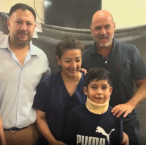 Después de 70 cirugías, el pequeño Julián volvió a su casa en Animaná