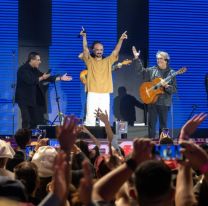 Los Nocheros celebraron los 60 años de Jesús María junto a Abel Pintos