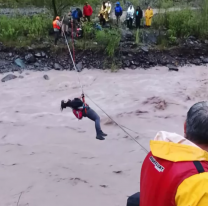 M&aacute;s de 30 personas fueron rescatadas por crecida de r&iacute;os en La Caldera, Vaqueros y Campo Quijano