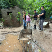 Desarrollo Social asistió a más de 100 familias afectadas por las intensas lluvias en 11 municipios