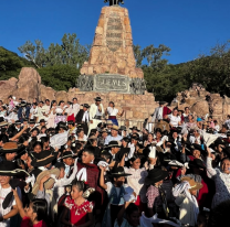 Multitudinaria convocatoria en Salta: Christian Herrera grabó su nuevo videoclip con niños y familias