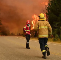 Un nuevo grupo de brigadistas salteños viajó a Chubut para ayudar a combatir los incendios forestales