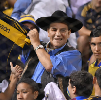 El Chaqueño Palavecino dijo presente en el partido de Boca en Salta