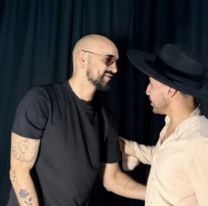 La foto que emocion&oacute; al productor: Abel Pintos y Joaqu&iacute;n Sosa juntos en Salta
