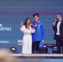 "La Sole" llev&oacute; el folclore argentino al gran show de Franco Colapinto