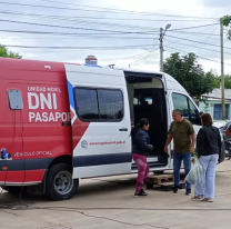 El móvil del Registro Civil llegó al municipio de Pichanal