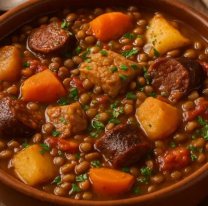 Un rico guiso de lentejas como lo hacía la abuela