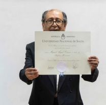 Emotivo homenaje al profesor Miguel Ángel Cáseres en la Universidad Nacional de Salta